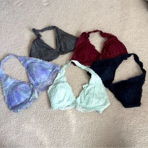 Pack of 5 Hollister Gilly Hicks Bralettes - Size L